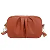 Bolso de hombro de comercio exterior de alta calidad, estilo casual nuevo, bolso cruzado plisado versátil y elegante, nuevo bolso simple para el trabajo 2026