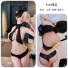 Lencería Sexy Noche Larga Halter Encaje Desmontable Pedrería Sexy Mono para Mujer Qqny1548