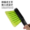 Cepillo de Cerdas Largas, Cepillo para Llantas de Cerdas Duras, Cepillo de Cerdas de Nylon, Herramienta de Belleza para Llantas de Coche, Cepillo Limpiador para Alfombrilla de Pie de Belleza de Coche