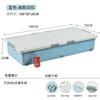 Caja de almacenamiento para cama, caja de almacenamiento para el hogar con ruedas planas, tipo cajón, para ropa, colcha, acabado de plástico