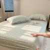 Touca de Cama de Fio de Camada Dupla de Algodão Puro Peça Única 2025 Novo Protetor de Colchão Cobertura de Cama de Algodão Integral para Solteiro Cobertura de Cama Suja All-inclusive para Uma Pessoa
