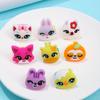 Fabricantes personalizados de anel de silicone infantil multicolorido transfronteiriço Amazon, anel de borracha macia de PVC de desenho animado, brinquedo de anel ring ring ring