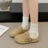 Zapatos Birkenstock retro estilo francés, mules de punta cerrada para mujer, nuevo modelo principios de otoño 2026, sandalias perezosas sin cordones