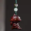 Sándalo Verde y Palo de Rosa Ultraman y Pequeño Monstruo Cadena para Teléfono Colgante Adorno de Dibujos Animados Creativo
