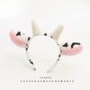 Diadema Linda Orejas de Vaca Niños Show Foto Tarjeta para el Cabello Vender Meng Creativo Dibujos Animados Adorno para la Cabeza Divertida Diadema para Adultos