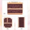 Caja de Maquillaje Profesional Personalizada de Fábrica en Aleación de Aluminio para Arte de Uñas y Pestañas con Compartimentos, Color Oro Rosa Nueva Caja de Herramientas de Almacenamiento