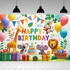 Bandeiras de Festa de Aniversário Novas Transfronteiriças Vendedores Diretos Fabricantes Mais Vendidos na Amazon Festa de Aniversário Nova Transfronteiriça
