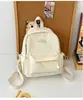 Mochila Escolar Estilo Coreano para Estudiantes Mujeres, Alto Valor Estético, Versátil, Estilo Ins de Nicho, Temática del Bosque, Mini Mochila para Salidas