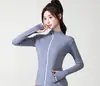 Nueva Ropa de Yoga para Mujer Top Deportivo Ajustado Adelgazante de Manga Larga para Correr Moda Ropa de Fitness