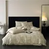 Conjunto Jacquard Tecido Colorido Novo 2026 - Conjunto de Três Peças Estilo Lençol Plano Chuyu White 1,2m Conjunto de Três Peças Chuyu White-Sea Salt