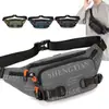 Bolso de Pecho Moderno y Tendencia, Bolso de Hombro Portátil Multifuncional para Almacenamiento al Aire Libre en la Calle, Riñonera Deportiva Versátil Casual para Ciclismo
