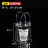 Venta al por mayor directa del fabricante bolsa de regalo souvenir con logo bolsa de plástico bolsa tote de PVC bolsa tote transparente