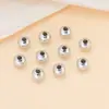 Cuentas Redondas de Hierro Electrochapado, Cuentas Sueltas, Cuentas de Superficie Lisa, Accesorios para Enhebrar Cuentas, Accesorios para Joyería DIY, Collar, Pulsera, Cuentas Separadoras, Venta al por Mayor