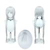 Colapso 3 Kiana Caslana Kalian peluca cosplay trenza gris plateado en stock peinado al por mayor