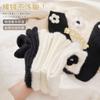 Calcetines de terciopelo de visón para mujer, calcetines de tubo cálidos de invierno, calcetines jk con lazo para chicas japonesas, calcetines de felpa acolchados