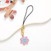 Adornos para teléfono con forma de caja de regalo pequeña de Navidad transfronteriza, colgante de Papá Noel, mini cadena para teléfono, colgante de joyería para mujer