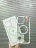 Funda magnética para teléfono Macaron Adecuada para Apple 18Promax Carcasa mate Agujero grande Funda protectora para teléfono Iphone17