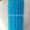 Cuentas de diamante de cristal, cuentas sueltas de vidrio, huecas, de dos puntas, accesorios para el cabello hechos a mano, material para decoración de joyas.