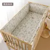 Cama de berço coberta jogo de cama de cinco peças de cama infantil removível e lavável anti-colisão
