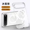 Adecuado para Huawei PuraX View: Funda magnética transparente electrochapada para teléfono con soporte giratorio, que ofrece una sensación premium y protección contra caídas