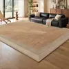 Alfombra Extraíble y Lavable, Nuevo Estilo Vintage, Retro, Extraíble, Lavable a Máquina, Impermeable, Fácil de Cuidar, Felpudo Aislante de Sonido, Alfombra de Dormitorio