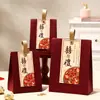 Embalagem de Caixa de Doces para Casamento, Sacos de Doces Estilo Chinês para Noivado, Sacolas de Presente para Casamento Portáteis, Fabricante Atacadista de Suprimentos para Casamento