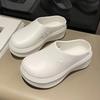 Comercio exterior al por mayor personalizado zapatos de chef de suela gruesa baotou Mueller para mujer uso interior y exterior ligeros impermeables antideslizantes zapatos con agujeros