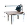 Sierra manual para cortar madera, sierra longitudinal y transversal de aleación de aluminio, mesa pequeña, sierra de brazo basculante del mismo ángulo