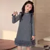 Falda para Niñas Otoño 2026 Nuevo Estilo Conjunto de Falda de Pequeña Princesa Elegante para Niños Sensación de Joven Dama de Familia Rica Estilo Otoño/Invierno