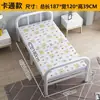 Cama dobrável de chão de bambu solteiro duplo uso doméstico cochilo adulto quarto de aluguel simples 1,2 metro estilo antigo placa dura cama fresca