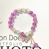 Sin Tabúes DIY Pulsera China de Flores Mariposas con Cuentas para Mujer con Buen Aspecto Pulsera Estilo Ins Regalo para Mejor Amiga Pulsera