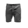 Transfronteiriço 2021 Europa e Estados Unidos calça masculina de 5 pontos cor sólida shorts esportivos casuais cintura com cordão solta calça de praia uma geração de cabelo