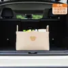 Caja de almacenamiento para maletero de coche de oso de dibujos animados, cesta de almacenamiento plegable de fieltro para interior de coche, caja de almacenamiento para coche de gran capacidad