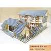 Quebra-cabeça 3D de madeira antigo, modelo de construção DIY, brinquedos de montagem artesanais, estilo nacional, atacado, Torre do Sino de Xi'an