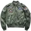 2026 Nueva Chaqueta Piloto Ma1 para Hombre Holgada Primavera y Otoño Tendencia Bordada Uniforme de Béisbol Chaqueta de Trabajo Marca de Moda
