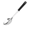 Juego de espátulas de acero inoxidable utensilios de cocina cocina utensilios de cocina espátula mango largo cuchara grande Colador cuchara para sopa cuchara para arroz