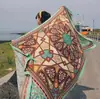 Lago Salado Chaka Noroeste Grande Turismo Estilo Étnico Bufanda Bufanda Nueva de Verano para Mujer Playa Marina Chal Protector Solar Delgado