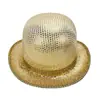 Sombrero Hongo Color Especial Comercio Exterior Chaplin Sombrero Redondo Mágico Logo Imprimible Tela de Fieltro de Poliéster Sombrero de Payaso