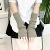 Nuevo Punto de Perlas Lana Mangas Medias Estilo Coreano Fluorescente Color Puro Moda Estilo Japonés Estilo Jk Estilo Preppy Mangas para Brazos