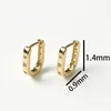 Pendientes de Zirconia Yiwu Mia, Pendientes Geométricos de Moda y Sencillos, Pendientes Versátiles para el Día a Día, Pendientes Cuadrados