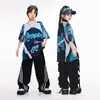 Dança de Rua Moda Infantil Tendência Hip-Hop Marca de Moda Meninos e Meninas Calças Cargo Largas Hip-Hop Crianças Hip-Hop Estiloso Legal Roupas Infantis