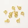 Accesorios de Joyería de Oro Real de 18K Pulsera Hecha a Mano DIY Collar de Perlas Hilo Especial y Broches para Ensartar Pulseras Materiales para Cuentas