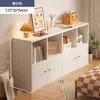 Gabinete Almacenamiento Gabinete Estantería Estante de Almacenamiento Librero de Pie Gabinete de Almacenamiento para el Hogar Estante por Niveles Gabinete de Ocho Compartimentos Gabinete Bajo Gabinete de Rejilla