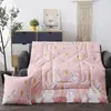 Colcha Almohada Doble Uso Dos en Uno Multifuncional Manta de Aire Acondicionado Coche de Dibujos Animados Manta de Sofá Cojín Almohada de Siesta para el Cabello