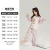 Conjunto de Pijama para Niñas Yojia Primavera y Otoño 2026 Nuevo Elegante Holgado Dibujos Animados Ropa de Casa para Niños Atuendo de Primavera