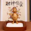 Esculturas em madeira de cipreste de personagens de desenho animado: Doraemon, Ultraman, Mickey, Snoopy, enfeites de mesa, artesanato atacado