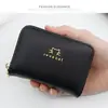 Nueva Bolsa para Tarjetas con Cremallera Nicho para Mujer Estuche para Tarjetas de Licencia de Conducir Ranuras para Múltiples Tarjetas Gran Capacidad Bolsa Pequeña Mini Monedero Delgadito