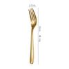 Material 304 cuchillo cuchara tenedor cuchara pequeña plata oro oro rosa color mágico imprimible LOGO embalaje a juego