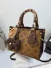 Bolso de Mano de Moda 2025 Nuevo Estilo Estampado de Alta Gama Bolso Cruzado Elegante Versátil Casual Bolso de Hombro Bolso de Mujer Retro