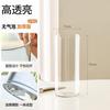Sombra de Flor Acrílico Flor Despertar Florero Cubo Recto Adornos Sala de Estar Arreglo Floral Acrílico Sentido Avanzado Hidropónico Transparente Anti-Caída